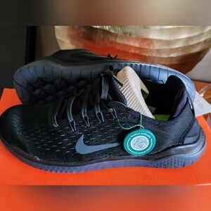 Nike Free RN 2018 Anthracite, all black Size 9